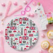 ロンドンイングランド紙プレート ペーパープレート (パーティー)