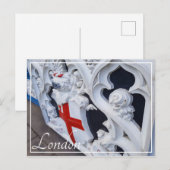 ロンドンイングランド素晴らしイギリスタワーブリッジ詳細 ポストカード (正面/裏面)