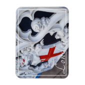 ロンドンイングランド素晴らしイギリスタワーブリッジ詳細 マグネット (縦)