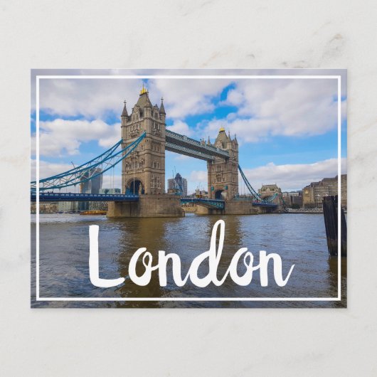 ロンドンイングランド素晴らしイギリスタワーブリッジ ポストカード (正面)