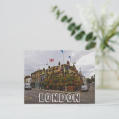 ロンドンイングランド素晴らしイギリスチャーチルアームズ ポストカード (スタンド正面)