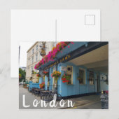 ロンドンイングランド素晴らしイギリスパブアーキテクチャ ポストカード (正面/裏面)