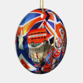 ロンドンイングランド観光客アトラクション セラミックオーナメント (右)