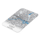 ロンドンイング統一されたリンドキングダムシティマップトラベル マグネット (左側)