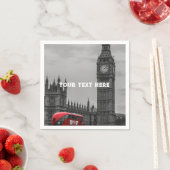 ロンドンイング統一されたリンドキングダムビッグベンUKナプキンス スタンダードカクテルナプキン (インサイチュ)