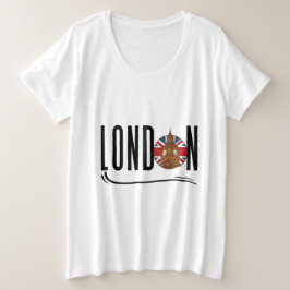 ロンドンウィメンズプラスサイズTシャツ プラスサイズTシャツ