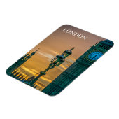 ロンドンウェストミンスターアットサンセット冷蔵庫用マグネット マグネット (左側)