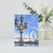 ロンドンウォーターカラースタイル ポストカード (スタンド正面)