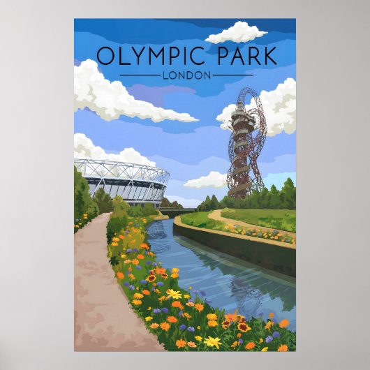 ロンドンオリンピック公園 旅行ポスター ポスター (正面)