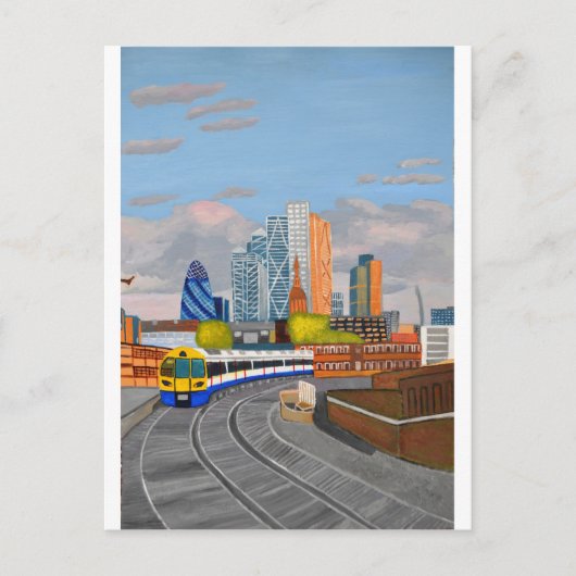 ロンドンオーバーランドトレイン – ホクストン駅 ポストカード (正面)