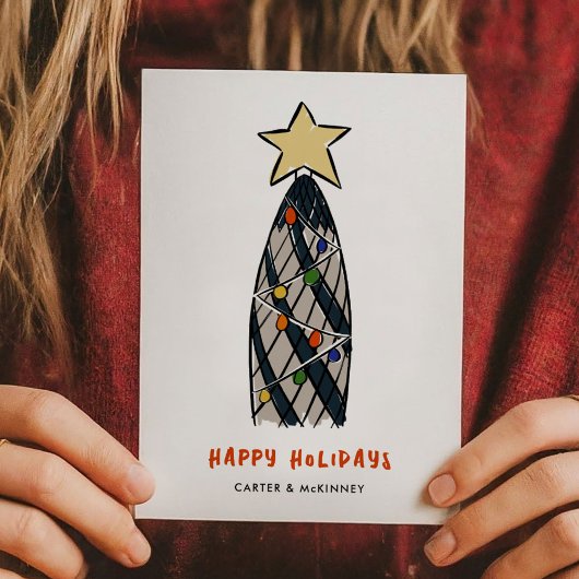 ロンドンガーキンタワークリスマスツリービジネス シーズンカード