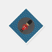 ロンドンガードボーイバースデーパーティー スタンダードカクテルナプキン (角)