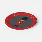 ロンドンガードボーイバースデーパーティー ペーパープレート (アングル)