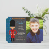 ロンドンガードボーイバースデーパーティー 招待状 (スタンド正面)