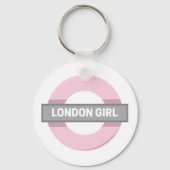 ロンドンガール地下管標識 キーホルダー (裏面)