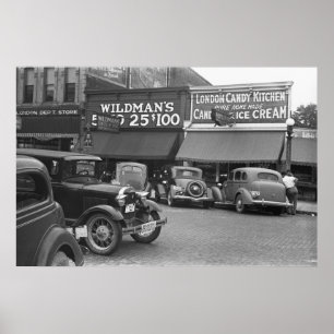 ロンドンキャンディキッチン， 1938 ポスター