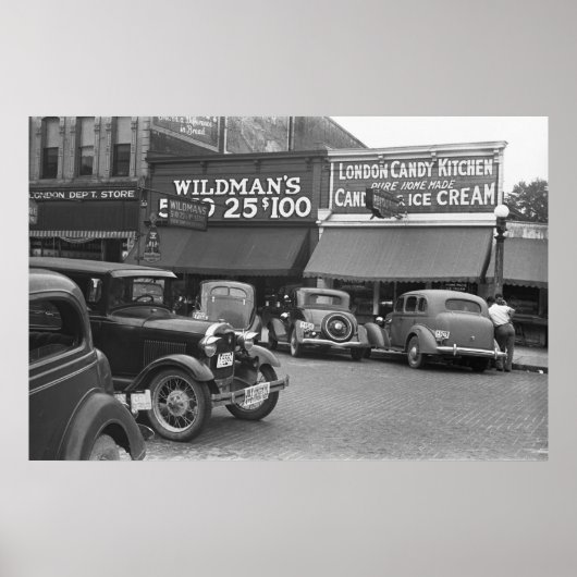 ロンドンキャンディキッチン， 1938 ポスター (正面)