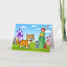 ロンドンクイーンプッシーキャットファブビジットおもしろい童話 カード