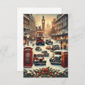 ロンドンクリスマスエレガンス サンキューカード (正面/裏面)