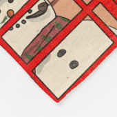 ロンドンクリスマスナイトシティスケープレトロインスパイア- フリースブランケット (角)