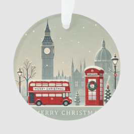 ロンドンクリスマス | ビッグベンと祭りのロンドン オーナメント