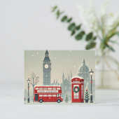 ロンドンクリスマス | ビッグベン&フェスティバルロンドン シーズンポストカード (スタンド正面)