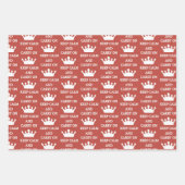 ロンドンクールパターンパーティー ラッピングペーパーシート (正面3)