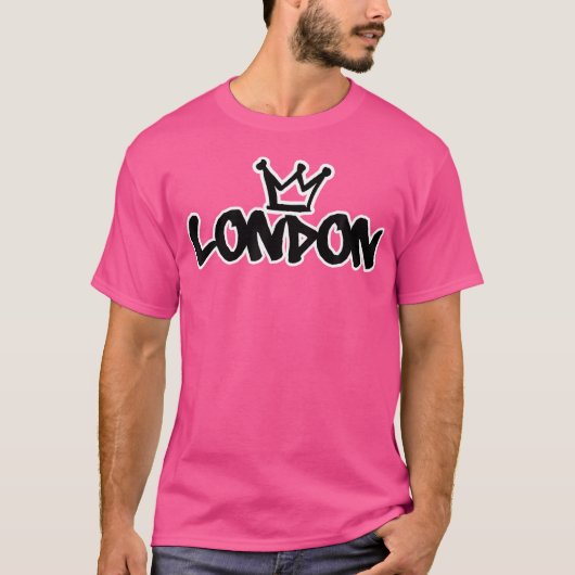 ロンドングラフィティヒップホップ Tシャツ (正面)