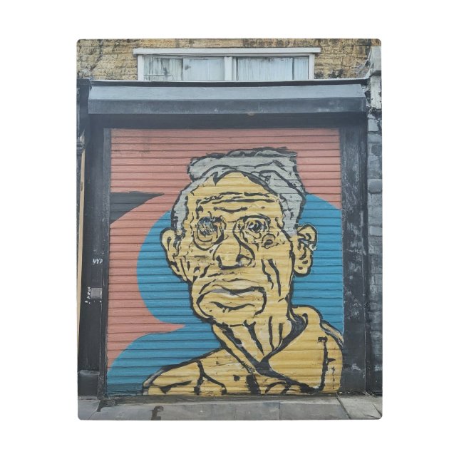 ロンドングラフティセージ抽象芸術通りアート1990 メタルプリント (正面)