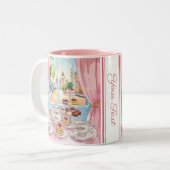 ロンドングルメトリートカフェショップデザート ツートーンマグカップ (正面左)