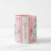 ロンドングルメトリートカフェショップデザート ツートーンマグカップ (中央)