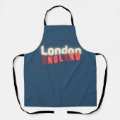 ロンドンコンテンポラリーネオンライトタイポグラフィ エプロン (正面)