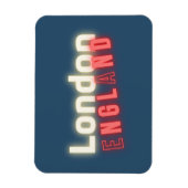 ロンドンコンテンポラリーネオンライトタイポグラフィ マグネット (縦)
