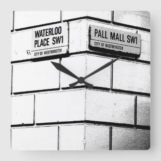 ロンドンコーナー スクエア壁時計