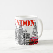 ロンドンコーヒーマグ コーヒーマグカップ (正面右)