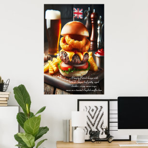 ロンドンコールバーガー24x36 ポスター
