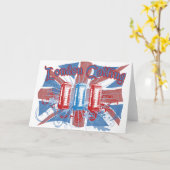 ロンドンコール カード (黄色い花)