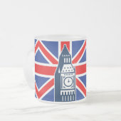 ロンドンコール フロストグラスマグカップ (正面左)