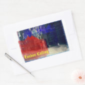 ロンドンコール 長方形シール (封筒)