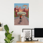 ロンドンサイクリング旅行ポスター ポスター (ホームオフィス)