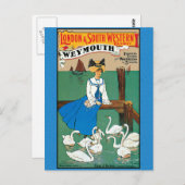 ロンドンサウスウエスタンレイルウェイウェイマス ポストカード (正面/裏面)