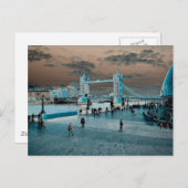 ロンドンサウスバンクのセレン調色イメージ ポストカード (正面/裏面)