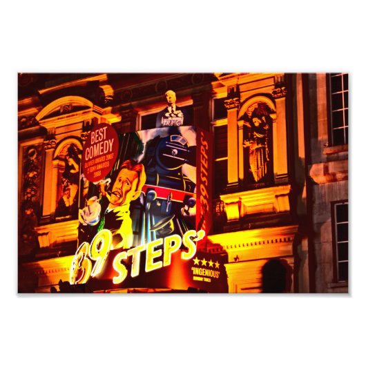 ロンドンシアターピカデリー（1843色） フォトプリント            (正面)