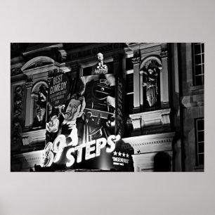 ロンドンシアターピカデリー(1843 B&W)ポスター ポスター