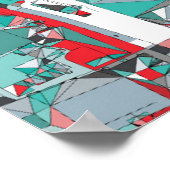 ロンドンシティの構造マップ ポスター (角)