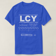 ロンドンシティエアポートLCY Tシャツ