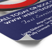 ロンドンシティタクシーサイン広告ズ ポスター (角)