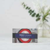 ロンドンシティタクシーサービス 名刺 (スタンド正面)