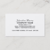 ロンドンシティタクシーサービス 名刺 (裏面)