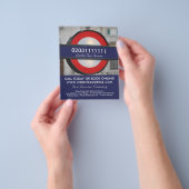 ロンドンシティタクシー料金表 チラシ (手)